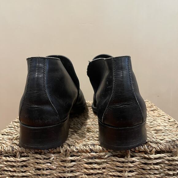 Men’s Size 9.5 D Wing Bally Switzerland Black Ankle shoes